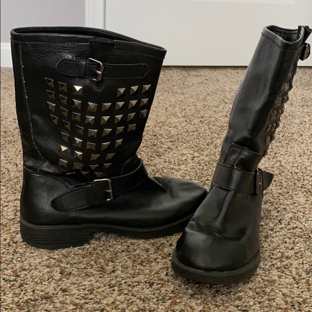 Studded boots